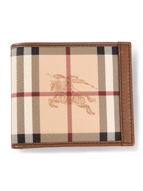 burberry mens haymarket wallet brown|Burberry vintage wallet.